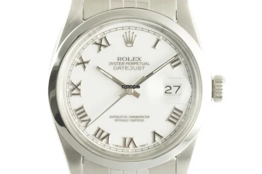 Unique Fake Rolex Datejust 16000 Caliber 3035 Automatic Movement 36mm Steel Case Mens/unisex Watch - Image 7