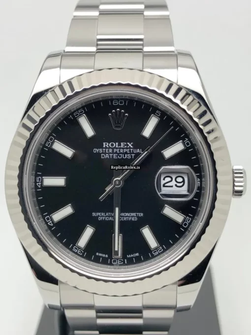Wonderful Clone Rolex Datejust II 116334 Caliber 3136 Automatic Movement 41mm Steel Case Mens/unisex Watch - Image 2