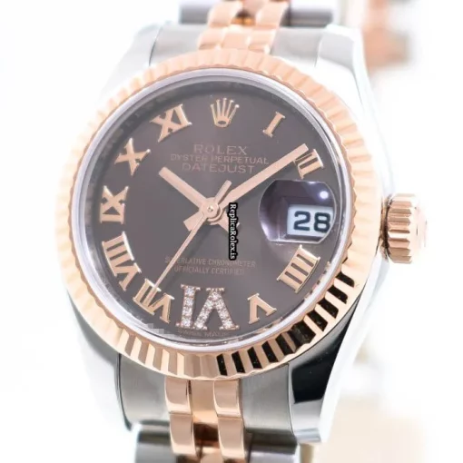 Inexpensive Replica Rolex Lady-datejust 179171 Automatic Movement 26mm Gold/steel Case Womens Watch