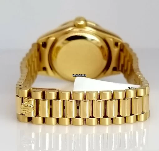 Fabulous Copies Rolex Lady-datejust 69178 Caliber 2135 Automatic Movement 26mm Yellow Gold Case Womens Watch - Image 4