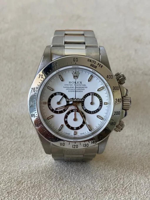 Durable Fake Rolex Daytona 16520 Zenith El Primero Caliber 4030 Automatic Movement 40mm Steel Case Mens/unisex Watch - Image 3