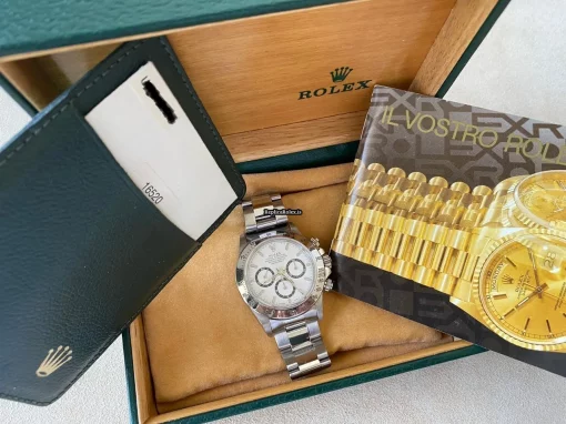 Durable Fake Rolex Daytona 16520 Zenith El Primero Caliber 4030 Automatic Movement 40mm Steel Case Mens/unisex Watch - Image 8