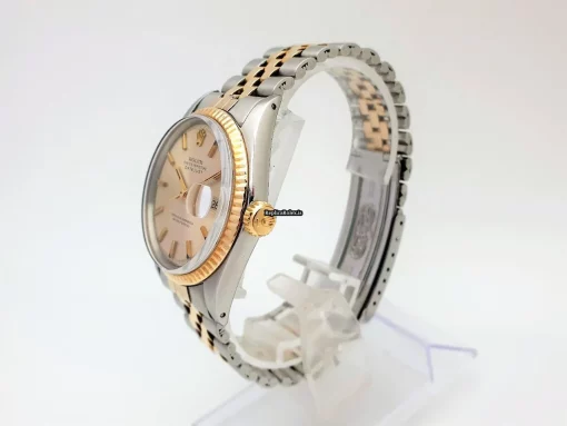 Ideal Fake Rolex Datejust 1601 Caliber 1570 Automatic Movement 36mm Gold/steel Case Mens/unisex Watch - Image 3