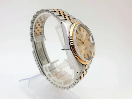 Ideal Fake Rolex Datejust 1601 Caliber 1570 Automatic Movement 36mm Gold/steel Case Mens/unisex Watch - Image 4