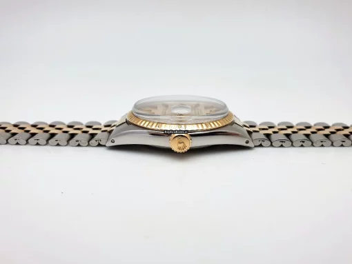 Ideal Fake Rolex Datejust 1601 Caliber 1570 Automatic Movement 36mm Gold/steel Case Mens/unisex Watch - Image 7