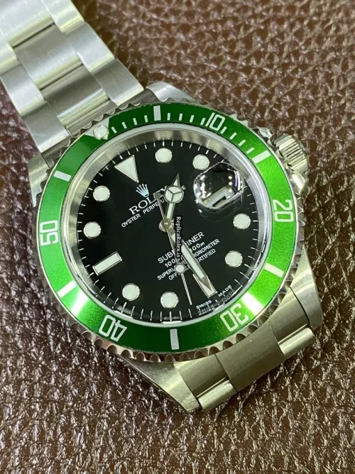Wonderful Replica Rolex Submariner Date 16610lv Automatic Movement Steel Case Mens/unisex Watch