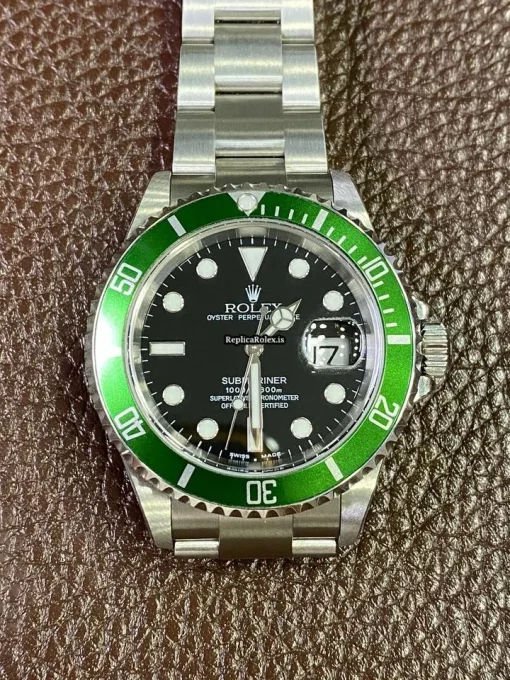Wonderful Replica Rolex Submariner Date 16610lv Automatic Movement Steel Case Mens/unisex Watch - Image 3