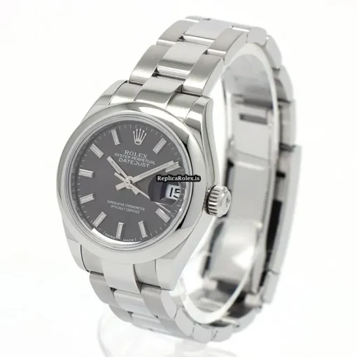 Great Fake Rolex Lady-datejust 28 Caliber 2236 Automatic Movement 28mm Steel Case Watch - Image 2
