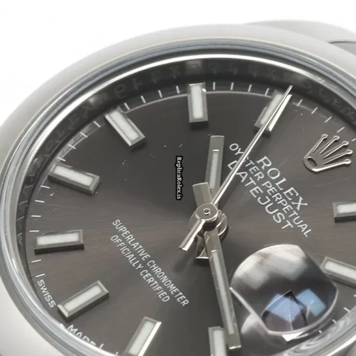 Great Fake Rolex Lady-datejust 28 Caliber 2236 Automatic Movement 28mm Steel Case Watch - Image 4