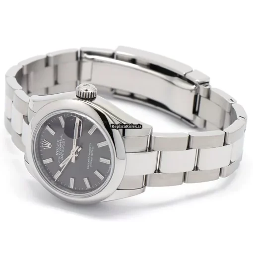 Great Fake Rolex Lady-datejust 28 Caliber 2236 Automatic Movement 28mm Steel Case Watch - Image 6