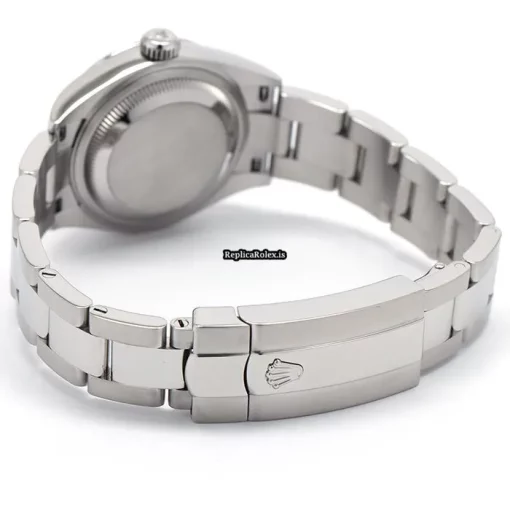 Great Fake Rolex Lady-datejust 28 Caliber 2236 Automatic Movement 28mm Steel Case Watch - Image 7