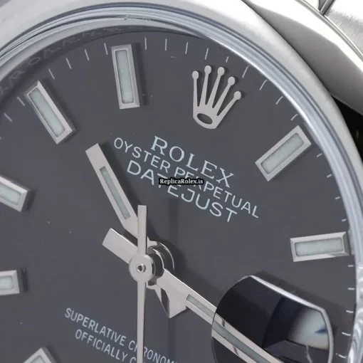 Great Fake Rolex Lady-datejust 28 Caliber 2236 Automatic Movement 28mm Steel Case Watch - Image 8