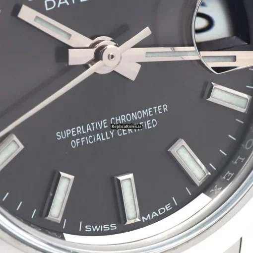 Great Fake Rolex Lady-datejust 28 Caliber 2236 Automatic Movement 28mm Steel Case Watch - Image 9