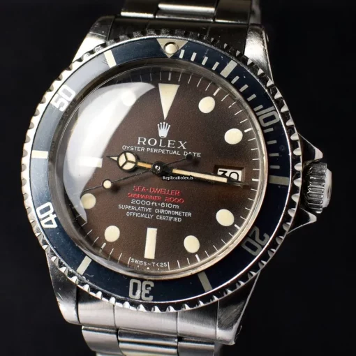 Fabulous Imitation Rolex Sea-dweller 1665 Automatic Movement Steel Case Mens/unisex Watch - Image 4