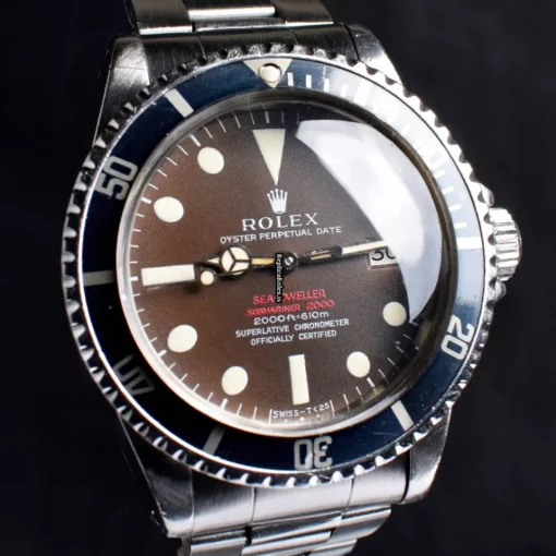 Fabulous Imitation Rolex Sea-dweller 1665 Automatic Movement Steel Case Mens/unisex Watch - Image 5