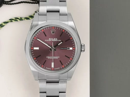 Trustworthy Fake Rolex Oyster Perpetual 39 114300 Automatic Movement 39mm Steel Case Watch - Image 5