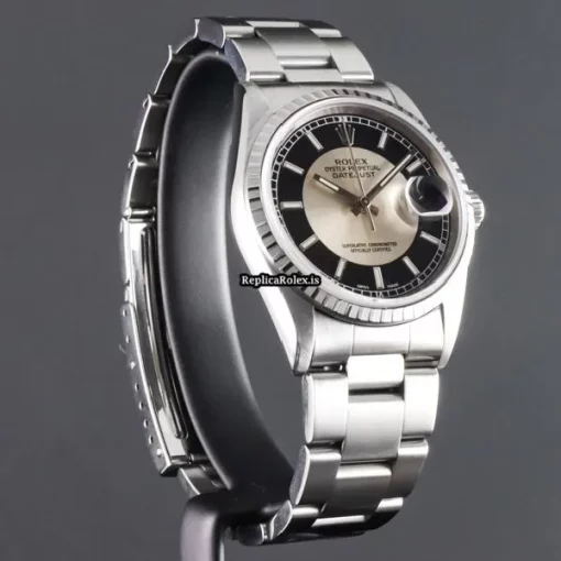 1:1 Fake Rolex Datejust 16220 Caliber 3135 Automatic Movement 36mm Steel Case Mens/unisex Watch - Image 4
