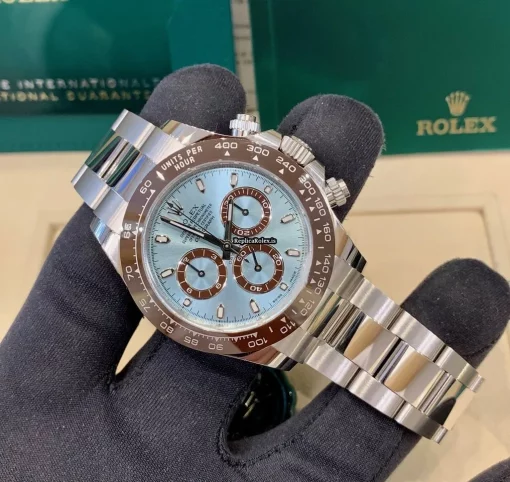 Mind-boggling Fake Rolex Daytona 116506 Caliber 4130 Automatic Movement 40mm Platinum Case Mens/unisex Watch - Image 5