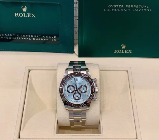 Mind-boggling Fake Rolex Daytona 116506 Caliber 4130 Automatic Movement 40mm Platinum Case Mens/unisex Watch - Image 6