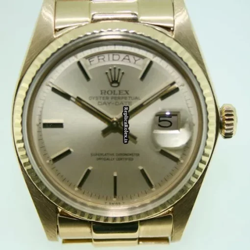 Recommend Replica Rolex Day-date 36 1803 Caliber 1556 Automatic Movement 36mm Yellow Gold Case Mens/unisex Watch