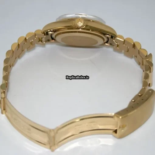 Recommend Replica Rolex Day-date 36 1803 Caliber 1556 Automatic Movement 36mm Yellow Gold Case Mens/unisex Watch - Image 3