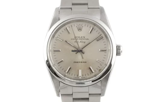 Discount Fake Rolex Air King Precision 14000 Caliber 3000 Automatic Movement 34mm Steel Case Mens/unisex Watch - Image 7