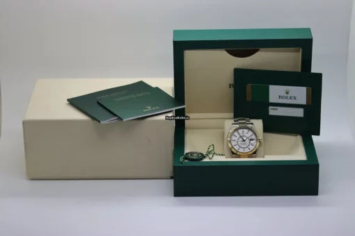 Pleasing Fake Rolex Sky-dweller 326933 Caliber 9001 Automatic Movement 42mm Gold/steel Case Mens/unisex Watch - Image 16