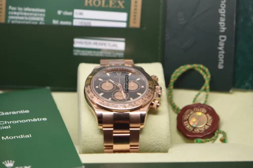 Cool Fake Rolex Daytona 116505 Caliber 4130 Automatic Movement 40mm Rose Gold Case Mens/unisex Watch