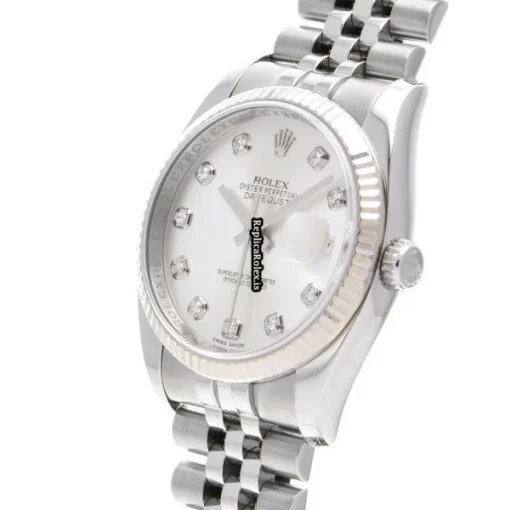 Swiss Fakes Rolex Datejust 116234g Automatic Movement 36mm Steel Case Watch - Image 2