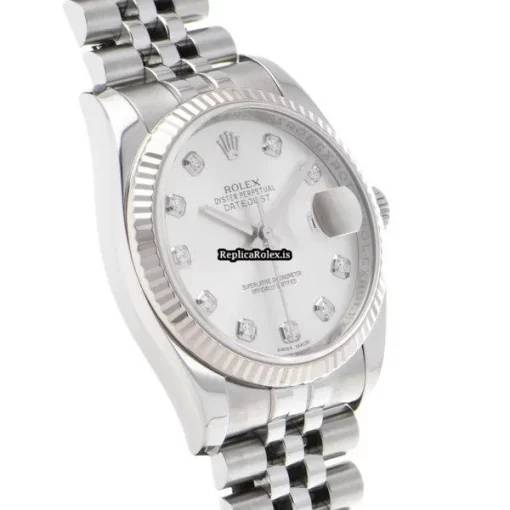 Swiss Fakes Rolex Datejust 116234g Automatic Movement 36mm Steel Case Watch - Image 3