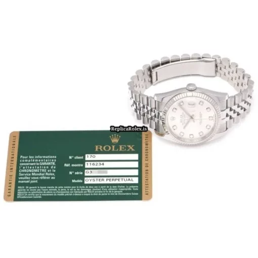 Swiss Fakes Rolex Datejust 116234g Automatic Movement 36mm Steel Case Watch - Image 5