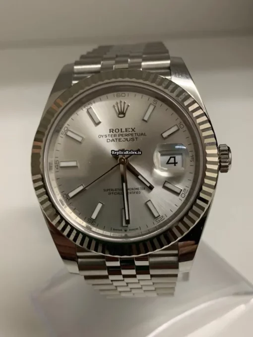 Cool Imitation Rolex Datejust 126334 Automatic Movement 41mm Steel Case Mens/unisex Watch - Image 2