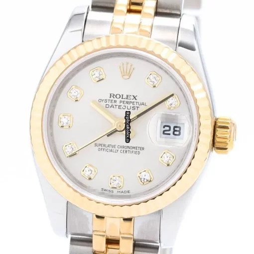Great Replica Rolex Lady-datejust 179173g Automatic Movement 26mm Gold/steel Case Womens Watch