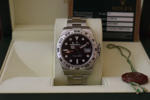 Luxury Replica Rolex Explorer II 216570 Caliber 3187 Automatic Movement 42mm Steel Case Mens/unisex Watch - Image 11