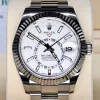 Superb Clone Rolex Sky-dweller 326934 Caliber 9001 Automatic Movement 42mm Steel Case Mens/unisex Watch