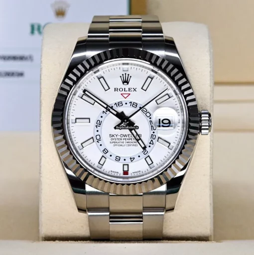Superb Clone Rolex Sky-dweller 326934 Caliber 9001 Automatic Movement 42mm Steel Case Mens/unisex Watch - Image 2