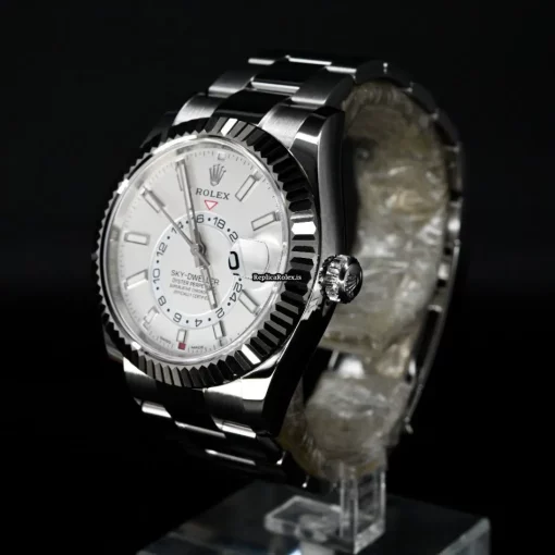 Superb Clone Rolex Sky-dweller 326934 Caliber 9001 Automatic Movement 42mm Steel Case Mens/unisex Watch - Image 4