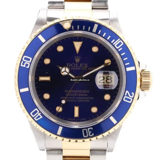Fabulous Fake Rolex Submariner Date 16613 Caliber 3135 Automatic Movement 40mm Gold/steel Case Mens/unisex Watch - Image 2