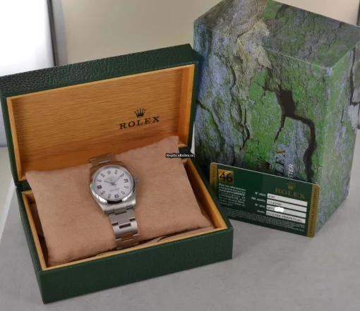 Aaa Replica Rolex Air King 114200 Caliber 3130 Automatic Movement 34mm Steel Case Mens/unisex Watch - Image 2