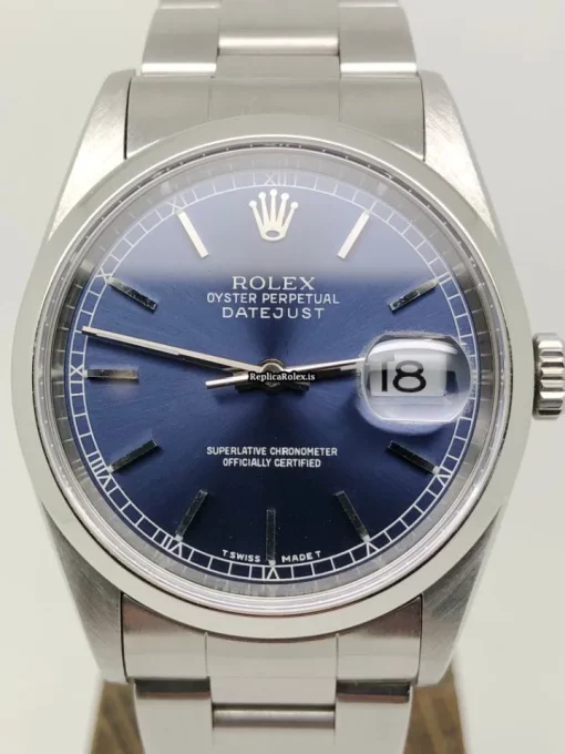 Remarkable Replica Rolex Datejust 16200 Caliber 3135 Automatic Movement 36mm Steel Case Mens/unisex Watch - Image 10