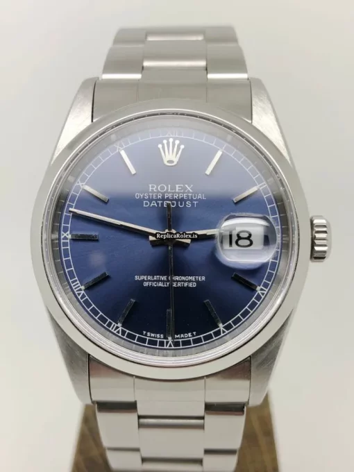 Remarkable Replica Rolex Datejust 16200 Caliber 3135 Automatic Movement 36mm Steel Case Mens/unisex Watch - Image 11