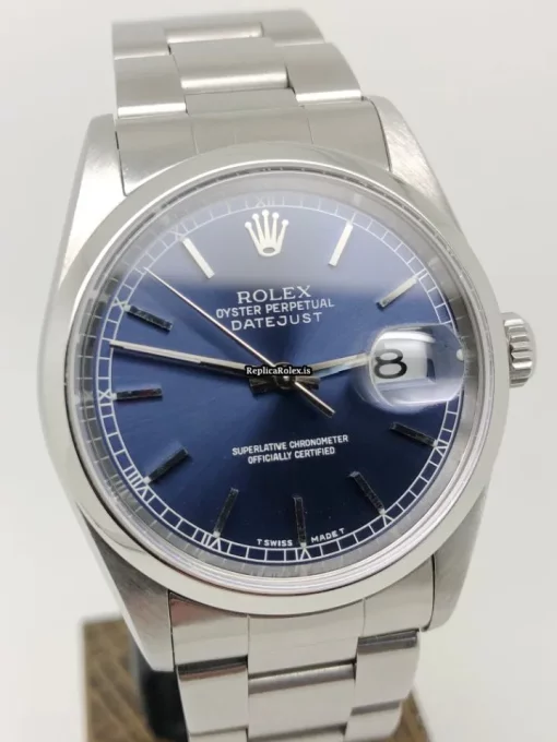 Remarkable Replica Rolex Datejust 16200 Caliber 3135 Automatic Movement 36mm Steel Case Mens/unisex Watch - Image 13