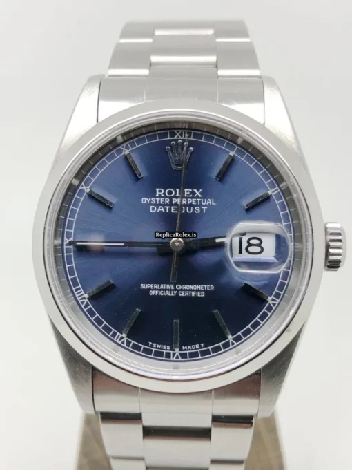 Remarkable Replica Rolex Datejust 16200 Caliber 3135 Automatic Movement 36mm Steel Case Mens/unisex Watch - Image 3