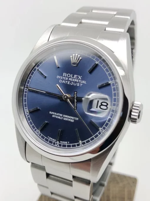 Remarkable Replica Rolex Datejust 16200 Caliber 3135 Automatic Movement 36mm Steel Case Mens/unisex Watch - Image 4