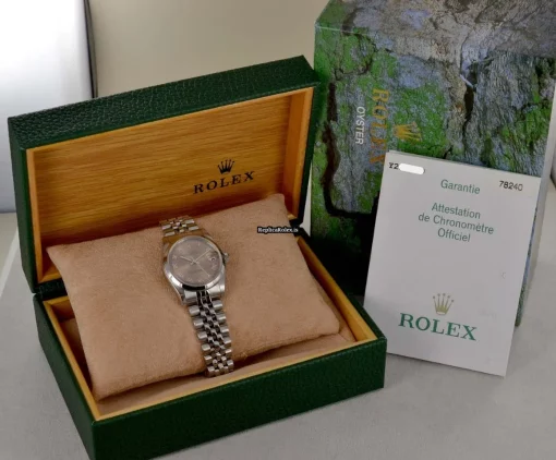 Recommend Replica Rolex Lady-datejust 78240 Caliber 2235 Automatic Movement 31mm Steel Case Watch - Image 7
