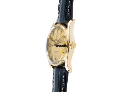 Fantastic Replica Rolex Oyster Perpetual 34 6090 A260 Automatic Movement 34mm Yellow Gold Case Mens/unisex Watch - Image 2