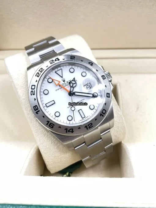 Durable Clone Rolex Explorer II 216570 Caliber 3187 Automatic Movement 42mm Steel Case Mens/unisex Watch - Image 4