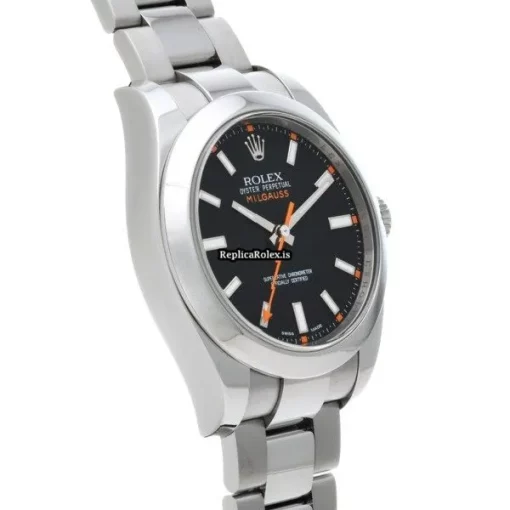 Best Replica Rolex Milgauss 116400 Caliber 3131 Automatic Movement 40mm Steel Case Watch - Image 3
