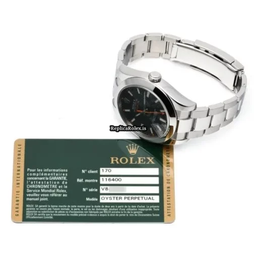 Best Replica Rolex Milgauss 116400 Caliber 3131 Automatic Movement 40mm Steel Case Watch - Image 5