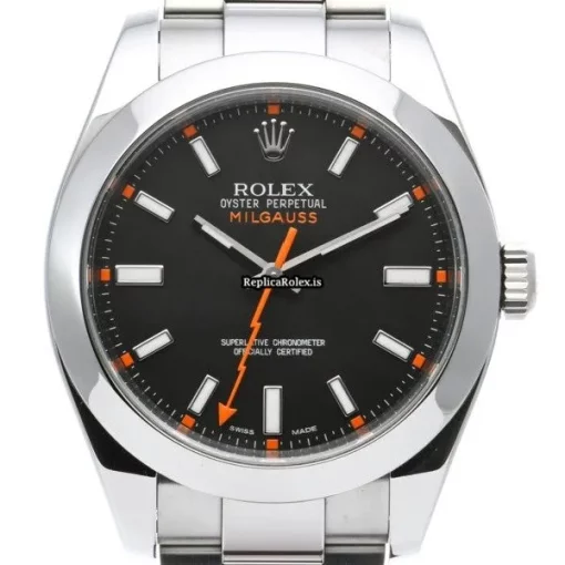 Best Replica Rolex Milgauss 116400 Caliber 3131 Automatic Movement 40mm Steel Case Watch - Image 6